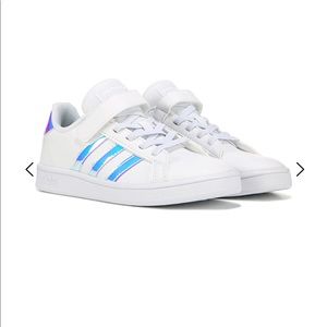Kids Adidas Grand Court Tennis Shoe